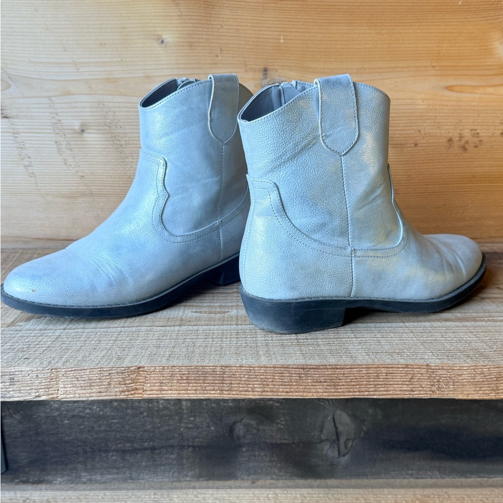 GAP silver cowgirl boots (sz 2)